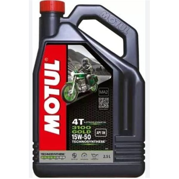 MOTUL 3100 4T GOLD 15W-50 2.5LITRE 1