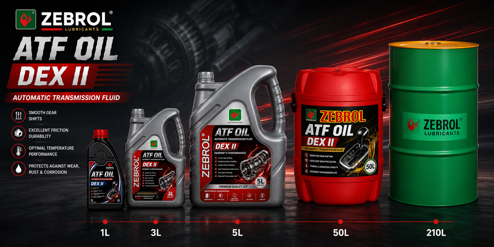 ZEBROL ATF OIL - DEX II