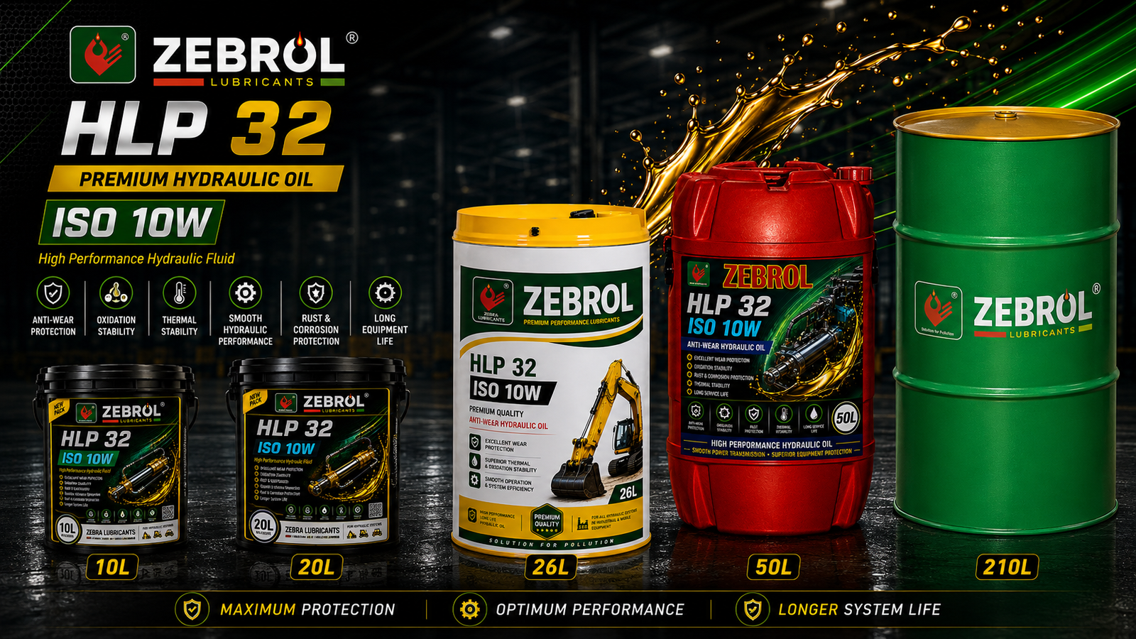 ZEBROL HLP 32 - ISO 10W